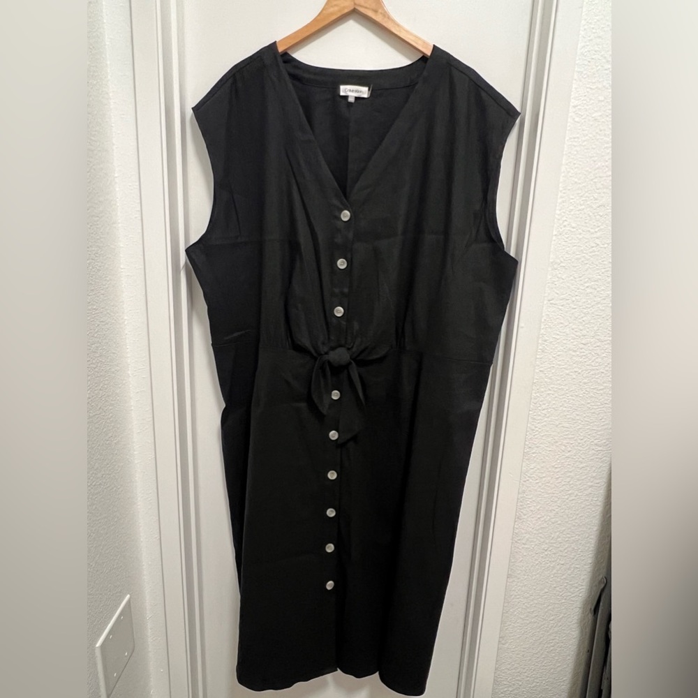 NWT Calvin Klein women black dress